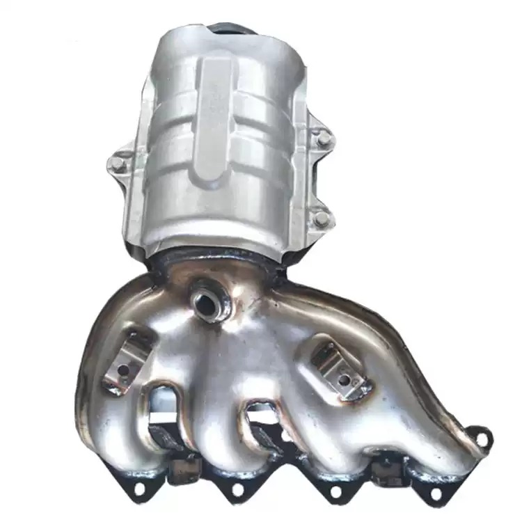 适用现代华泰圣达菲2.0三元催化器汽车排气管净化器保验车