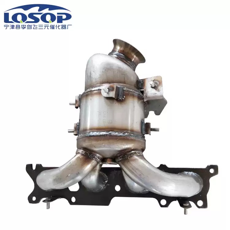 适用雪铁龙C5 2.0 2.3世嘉 凯旋 标致3008 307 308 408三元催化器