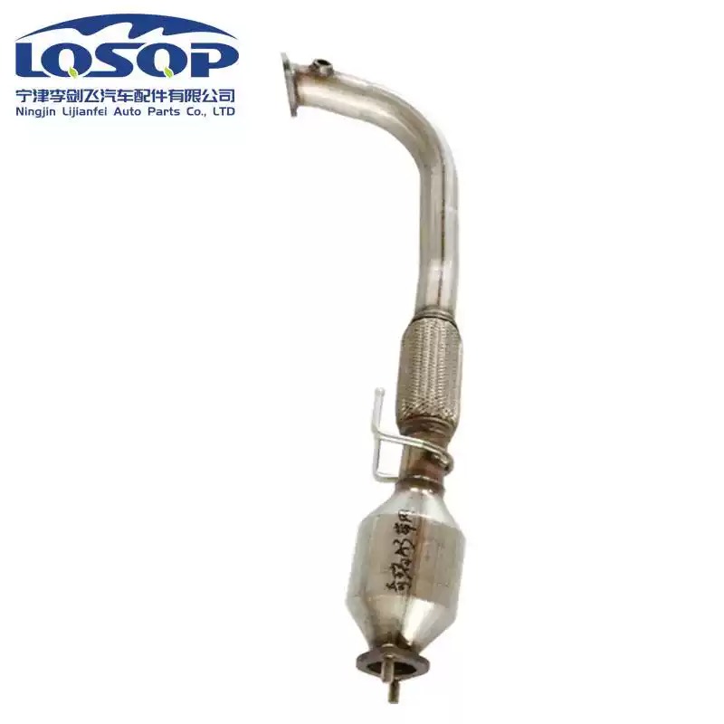适用于奇瑞A3 A11 带网三元催化器汽车尾气净化器保年审原装精品