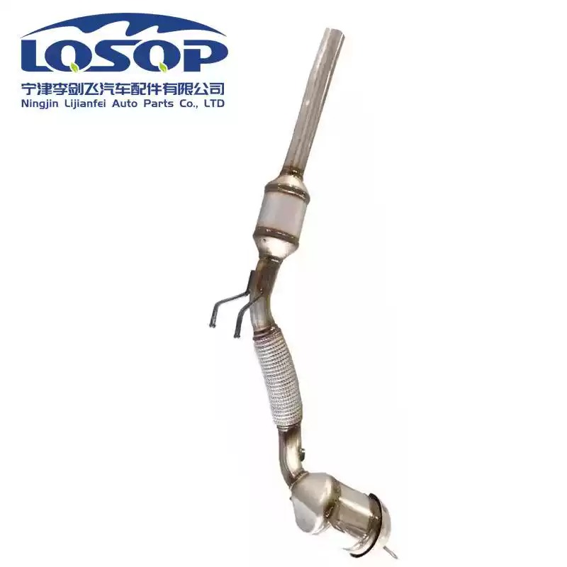 适用大众新款高尔夫 7三元催化器汽车尾气净化器保验车排气管
