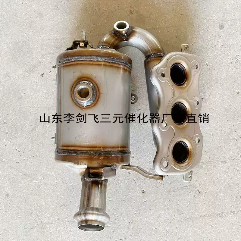 适用于奔驰斯巴克三元催化器汽车尾气净化器保验车总成