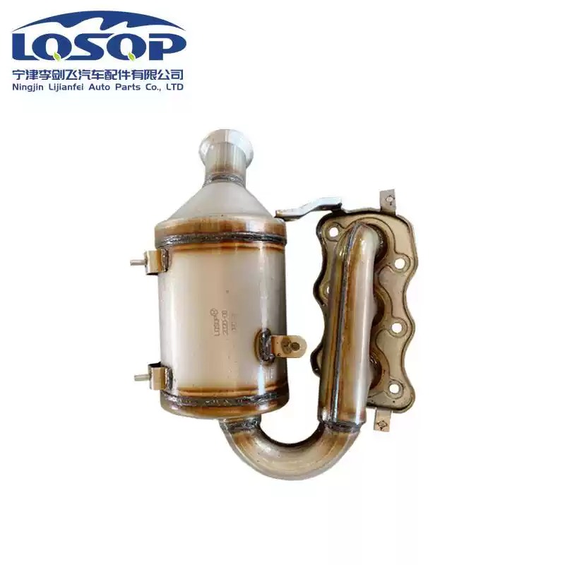 适用于奔驰斯巴克三元催化器汽车尾气净化器保验车总成