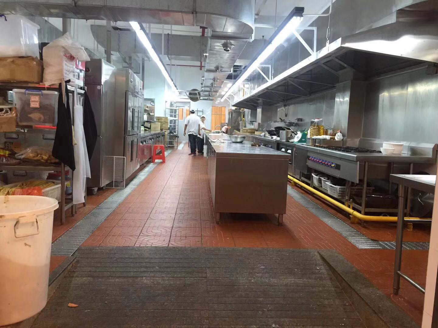 中山唐阁酒店饭店酒楼餐厅商用厨房设备清洗油烟管道油烟机排烟罩