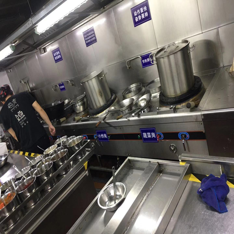 汕头唐阁酒店饭店酒楼餐厅商用厨房设备清洗油烟管道油烟机油烟罩