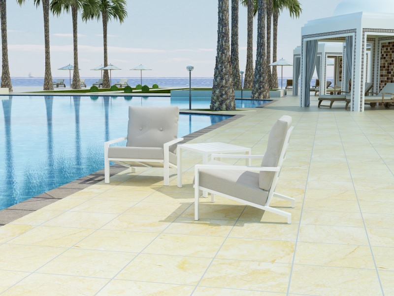 瑞奇丽YF3203户外桌椅 庭院休闲简约桌椅三件套