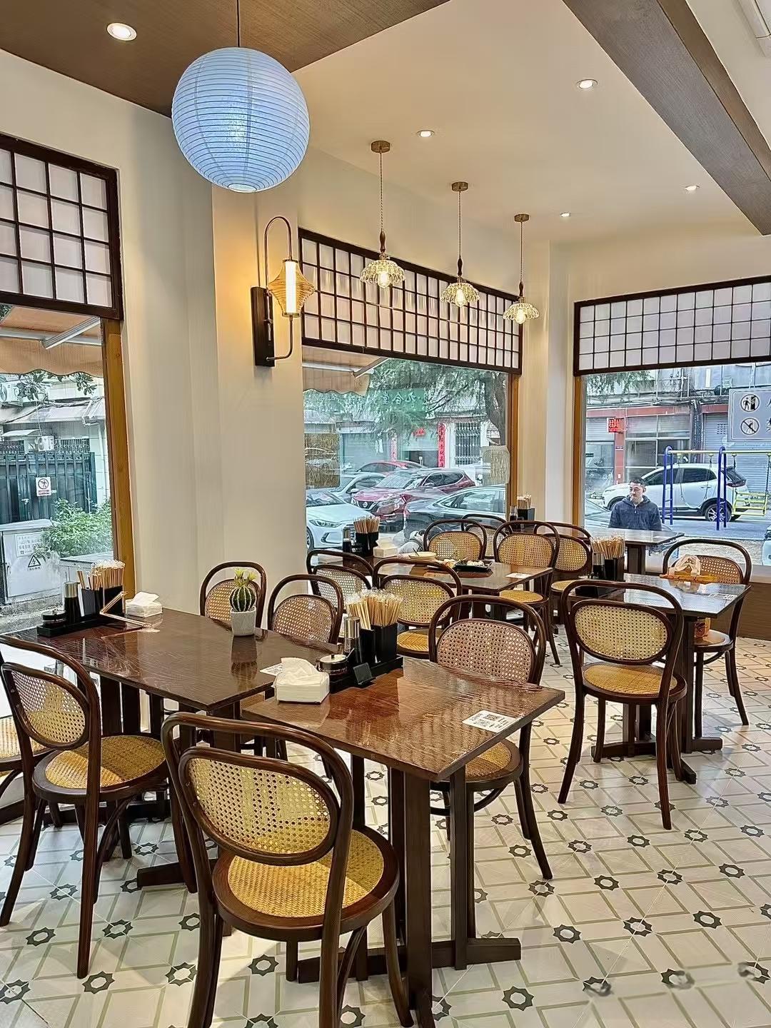 糖水铺家具定制厂家中古风桌椅复古桌椅