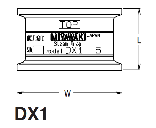 日本宫胁DX1膜盒式蒸汽疏水阀