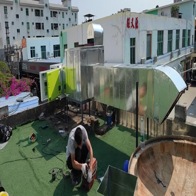 西安鑫旺大厦商场工厂厂房环保白铁通风工程安装通风设备厂家