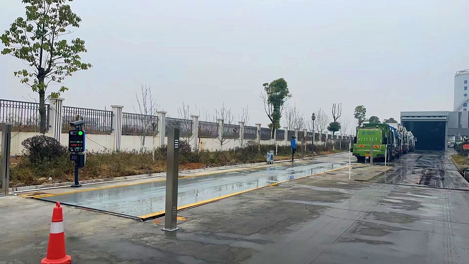 无人值守汽车衡安装完成现场