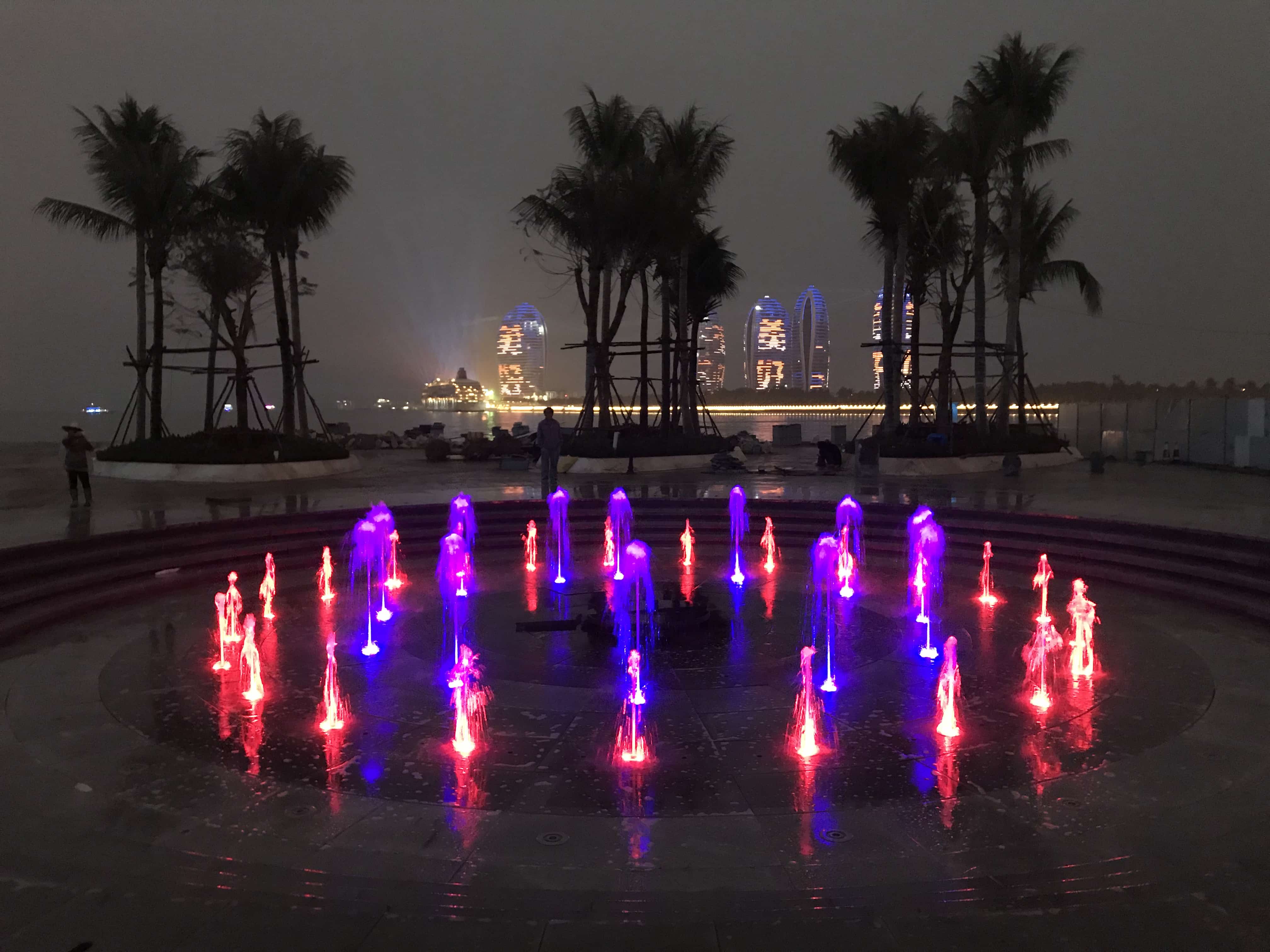 三亚中央海岸旱地音乐喷泉工程