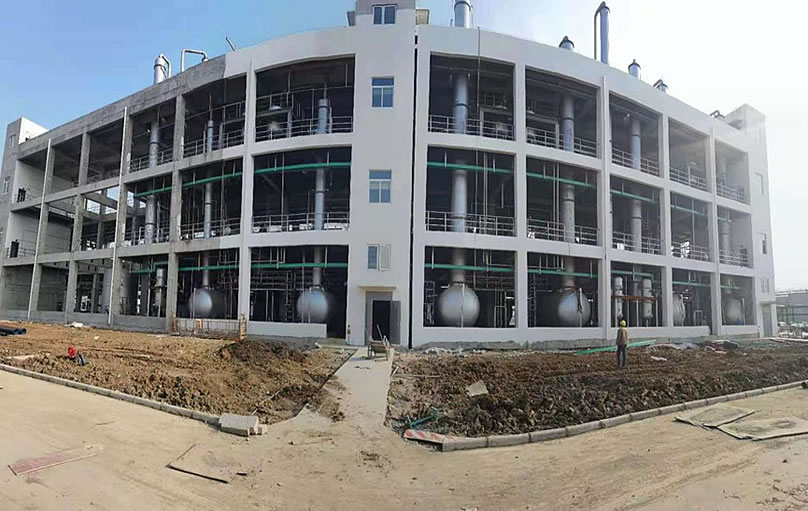 淮南某企业年处理50000吨有机溶剂综合回收利用项目,多套精馏设备,具备处理多种有机溶剂
