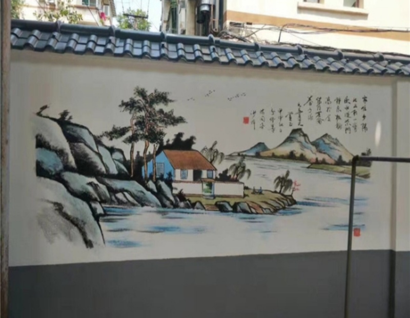 墙面瓦