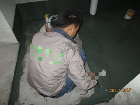 洛阳新建工程卫生间防水处理案例