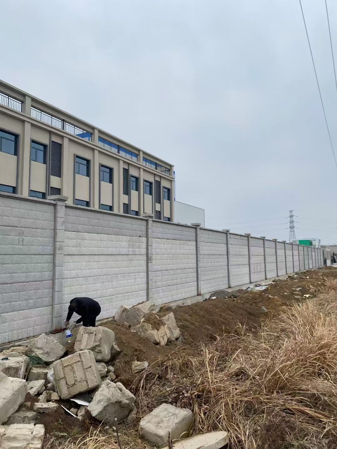 蘑菇石围墙设备