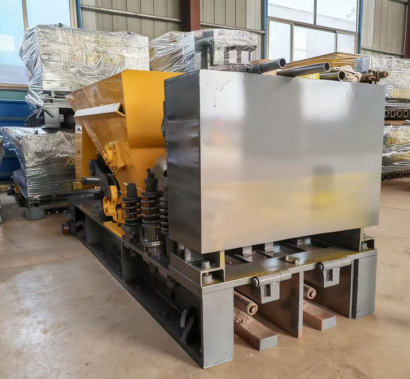 上下出槽立柱机