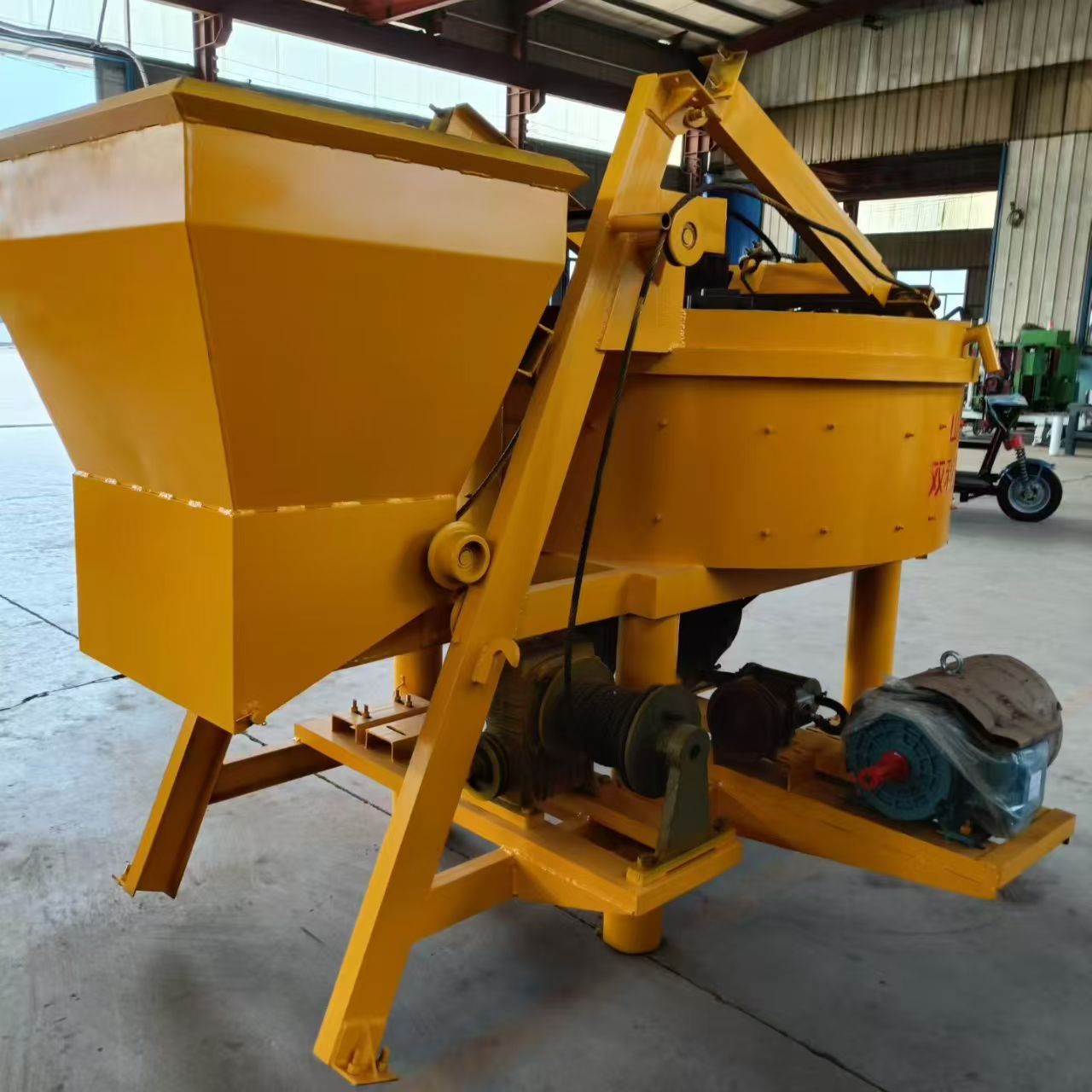 平口朝天锅搅拌机