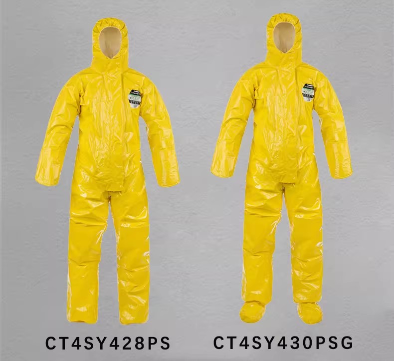 雷克兰CT4SY428PS凯麦斯4带帽连体防化服