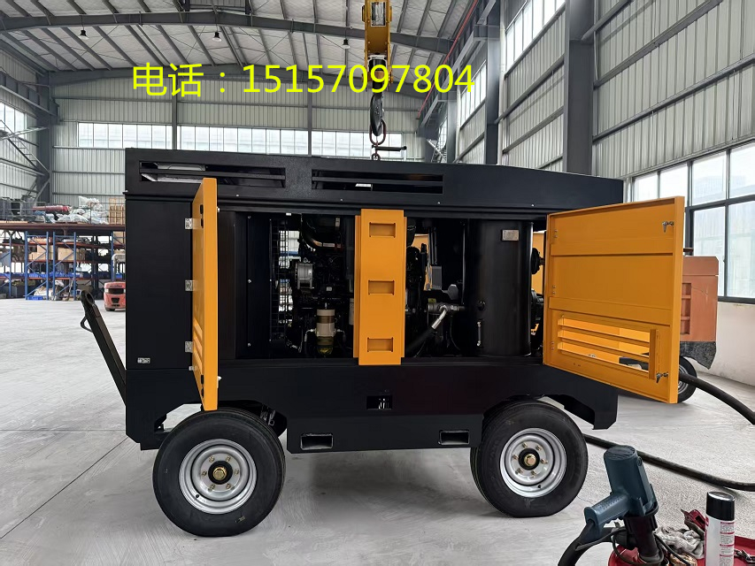 名杰牌给力20立方电动移动空压机济宁业霖机电有限责任公司