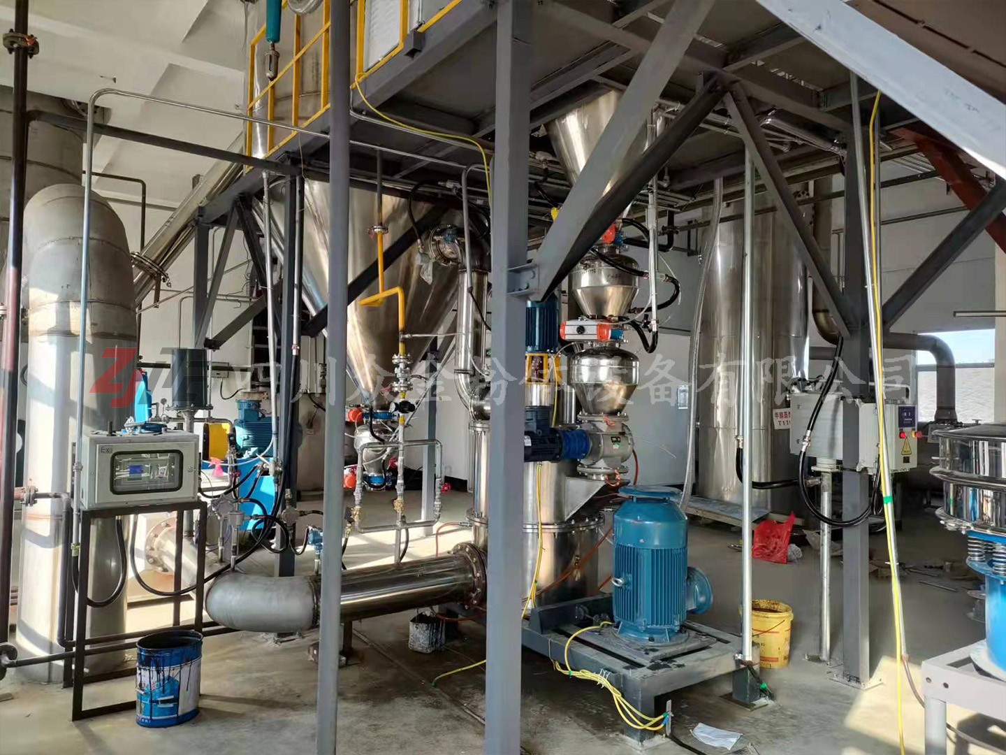 红土镍矿冶炼年产高冰镍含镍金属项目用硫磺磨粉机