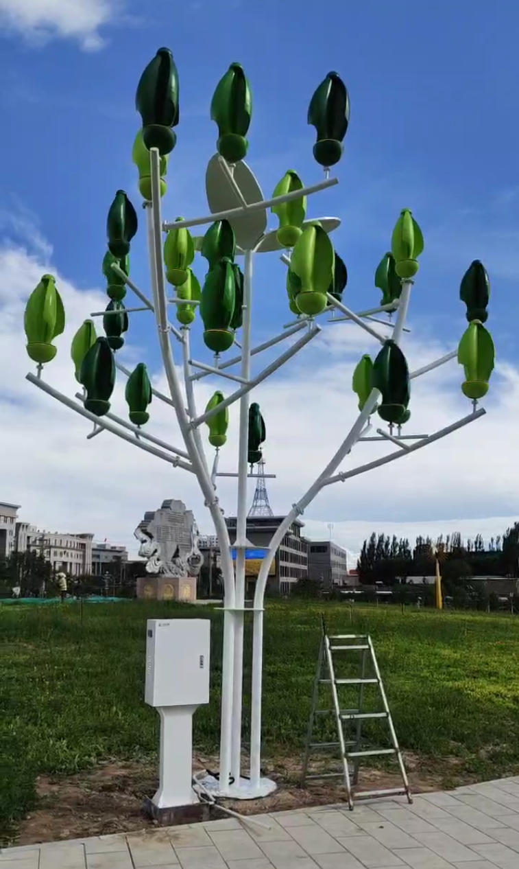 文旅景观小品风动景观树微风可动的风动装置