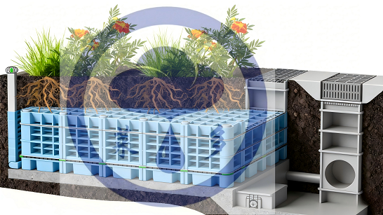 地下装配式智慧延时调控设施