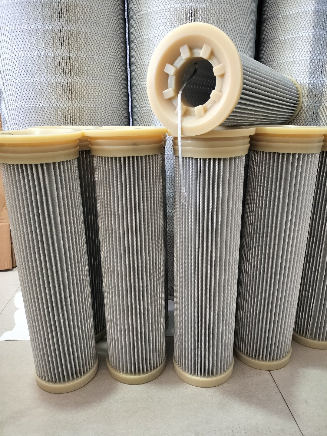 不锈钢螺纹除尘滤芯 锂电池粉末回收滤芯