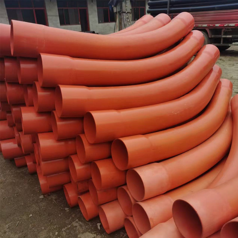 CPVC电力管大弯 风电电力管大弧弯头 200*90度大弯