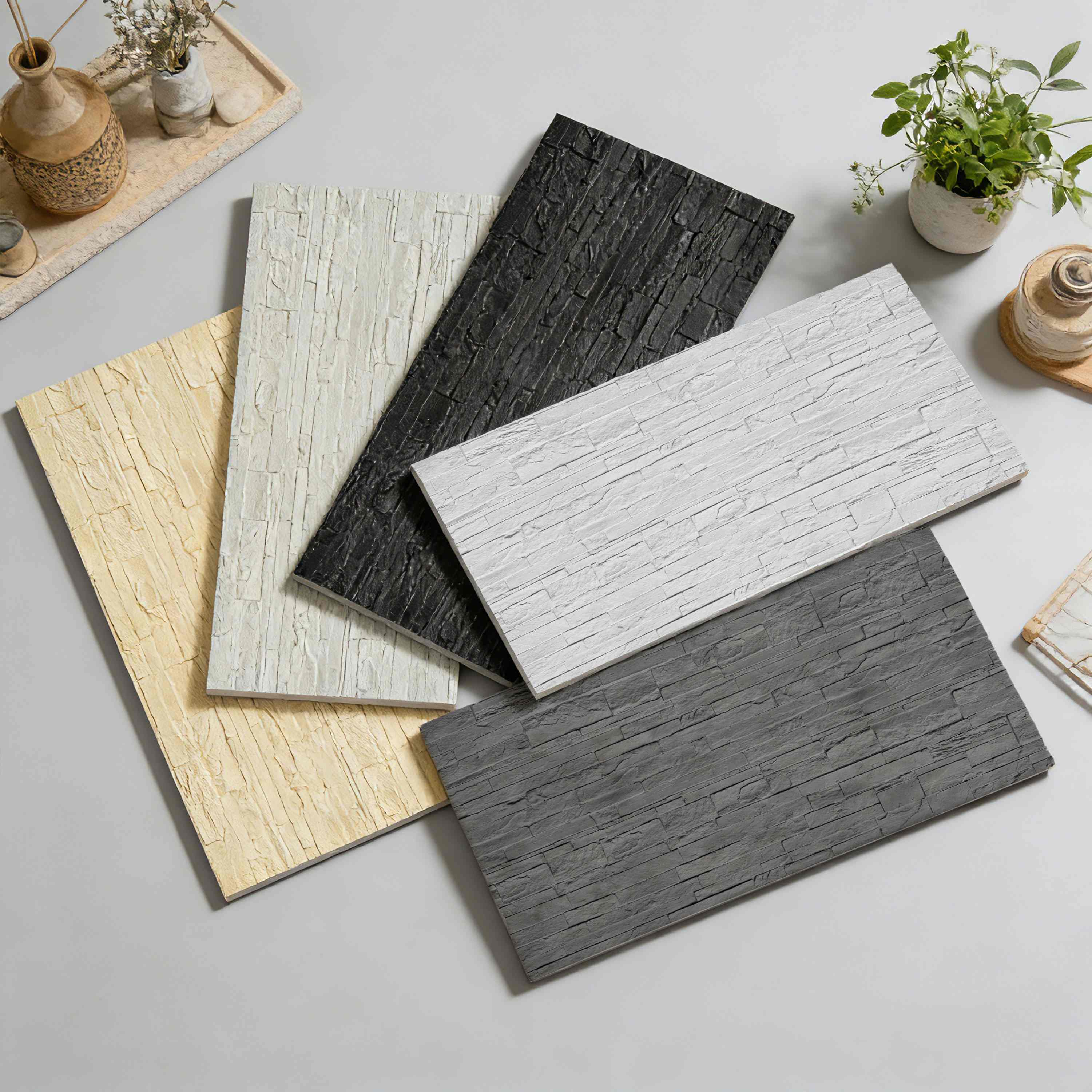 软质岁月痕墙板文化石软瓷饰面板柔性石材外墙背景墙装饰板