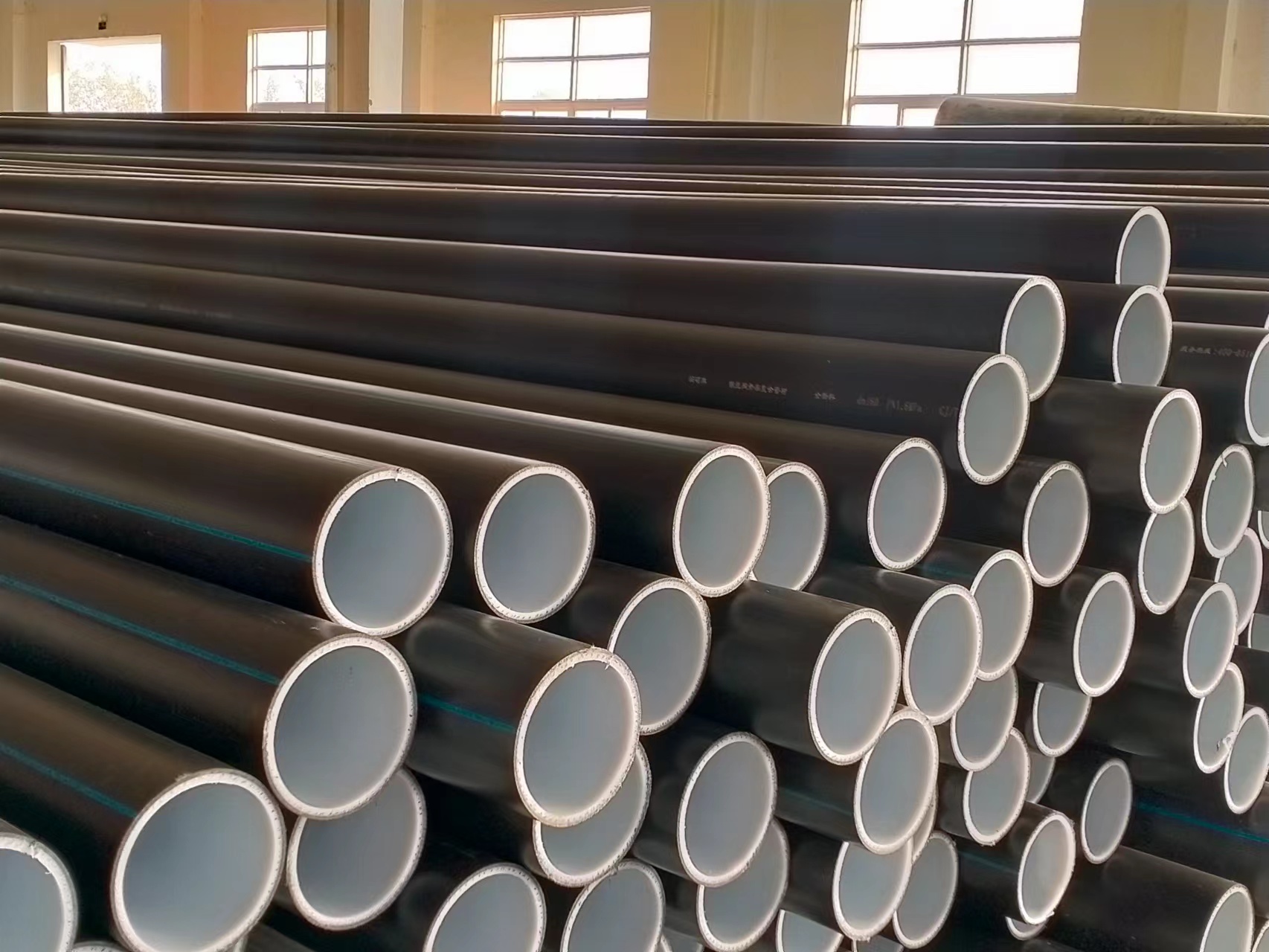 岚山高集润硕厂家供应三层PE钢丝网骨架复合管给水管