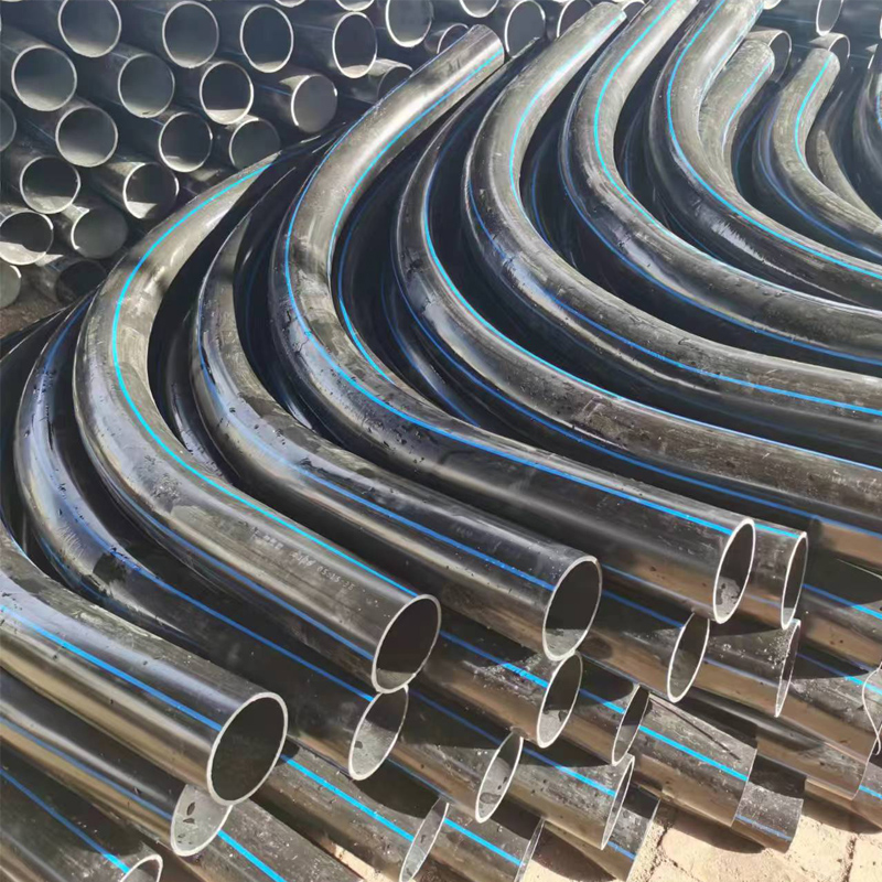 HDPE电力管弯头  110*90度电力管月牙弧弯 45度弯头