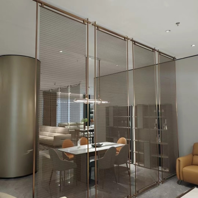 螺旋金属装饰网效果图