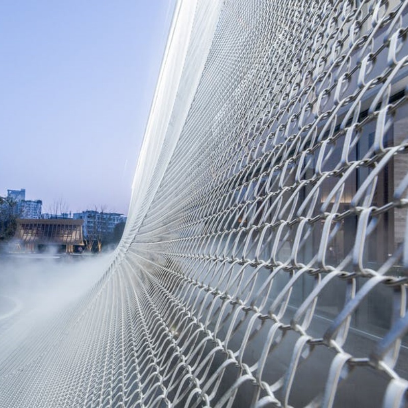 螺旋金属装饰网效果图