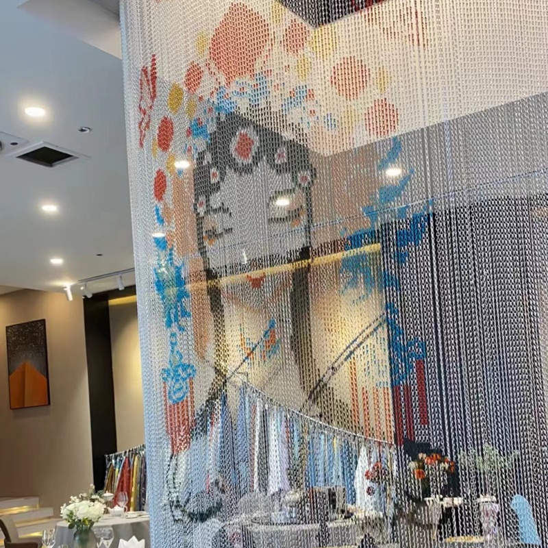 双钩铝帘效果图