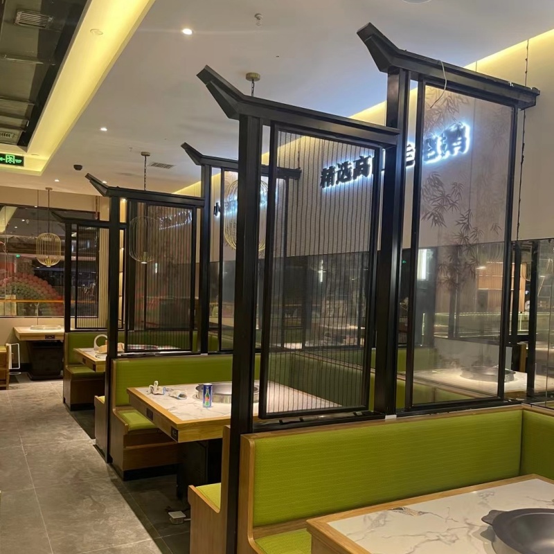 绳杆金属装饰网效果图