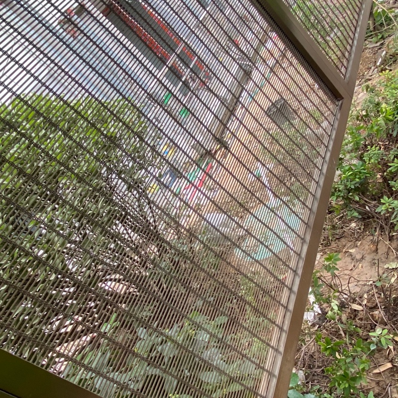 绳杆金属装饰网效果图