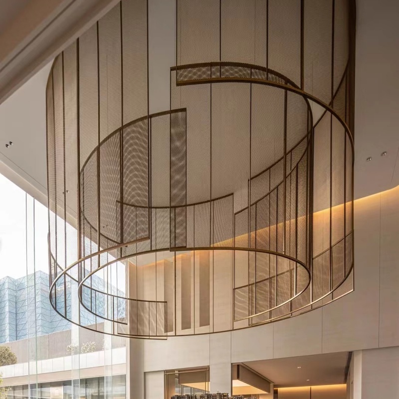 不锈钢编织金属装饰网效果图