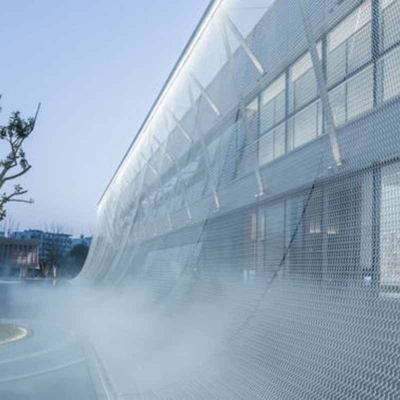 螺旋金属装饰网效果图