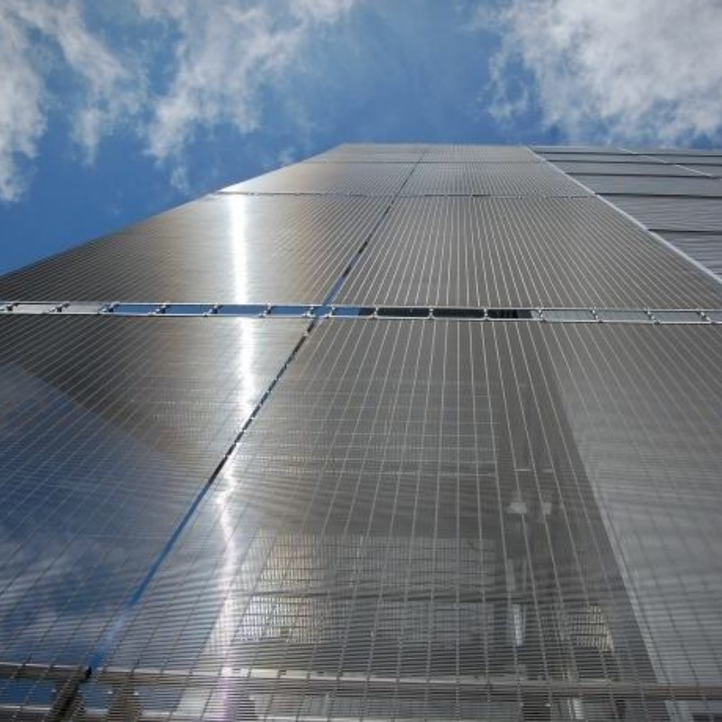 绳杆金属装饰网效果图