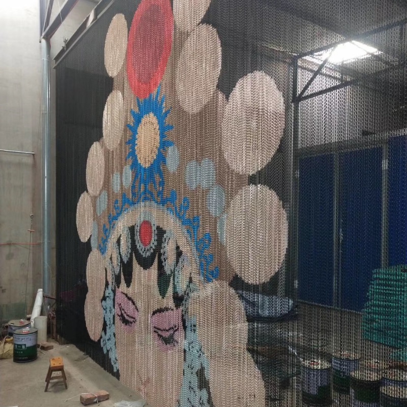 双钩铝帘效果图