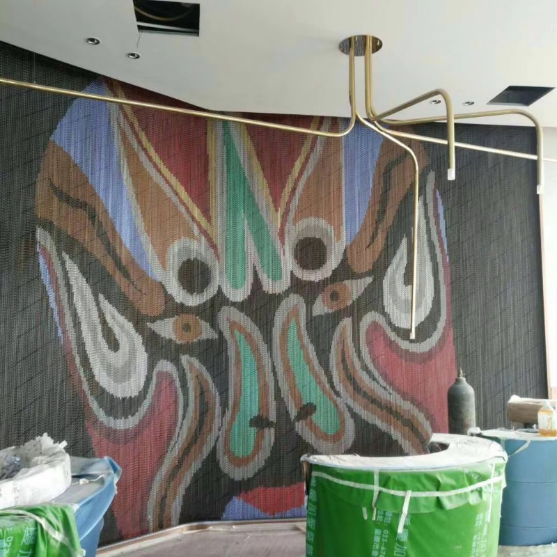 双钩铝帘效果图