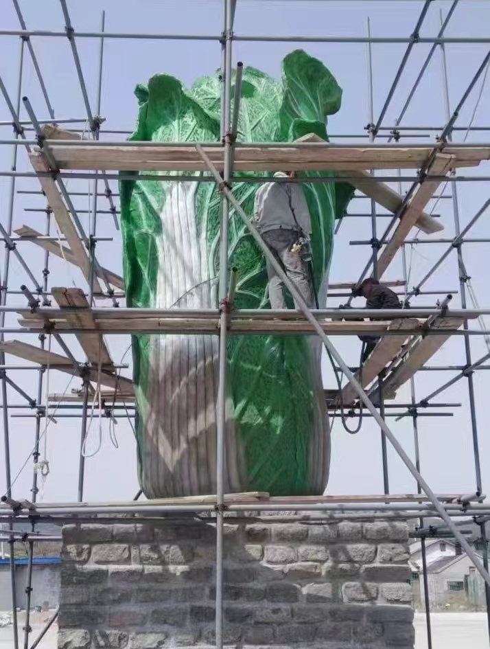 大白菜雕塑