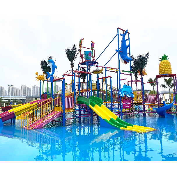 儿童水上乐园--水滑梯、儿童水寨设备生产厂家