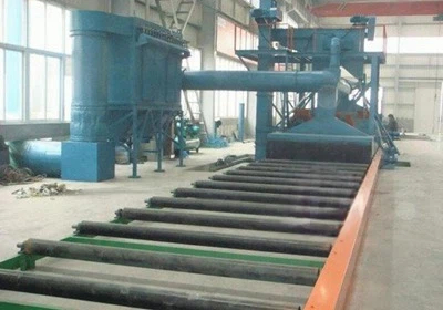 钢管抛丸机,钢管内外壁喷砂机,钢管喷丸机,抛丸机生产厂家