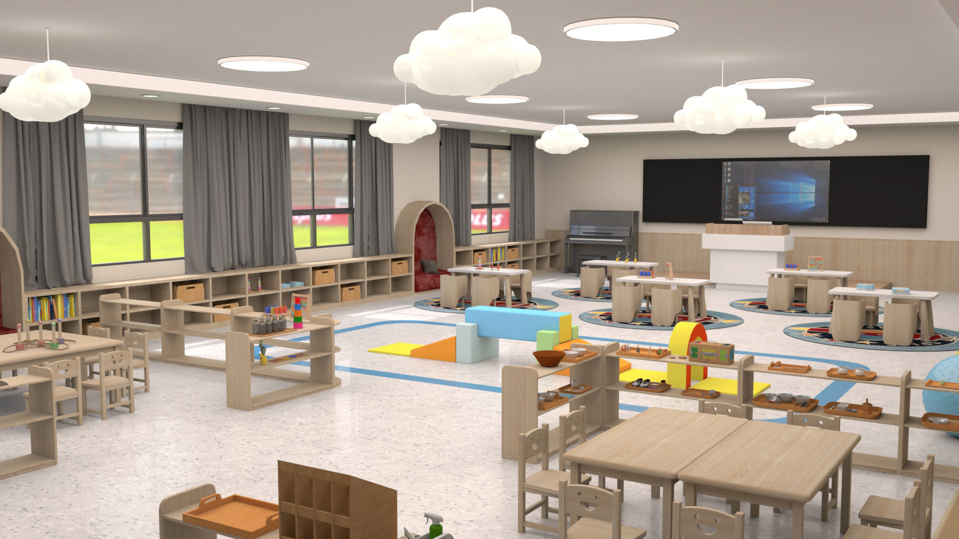 幼儿六大项模拟测评仿真实训系统