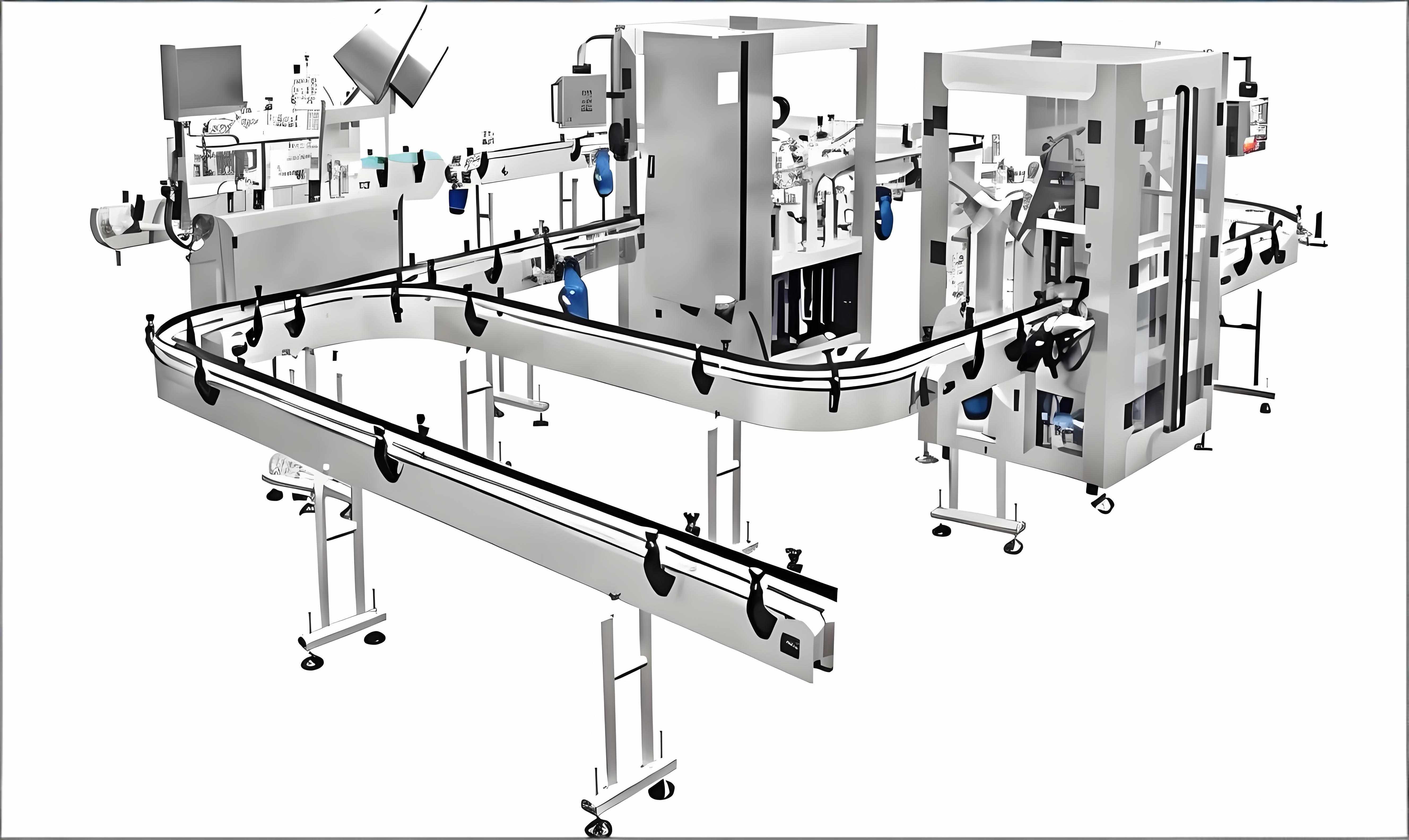 大型包装线式封口机