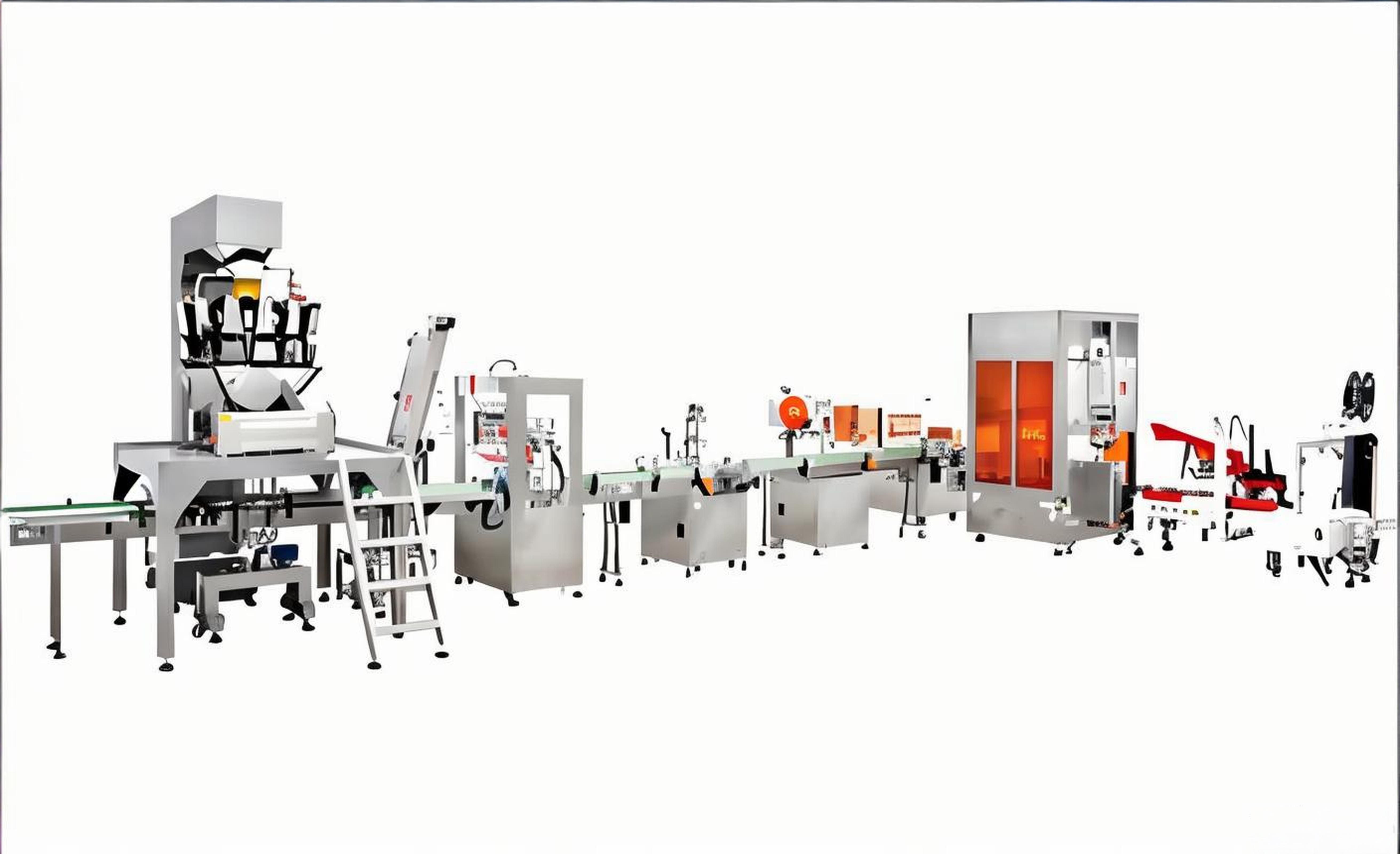 大型包装线式封口机