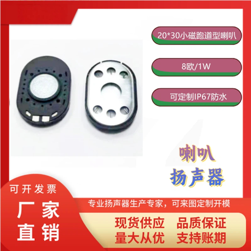 20*30小磁跑道型喇叭