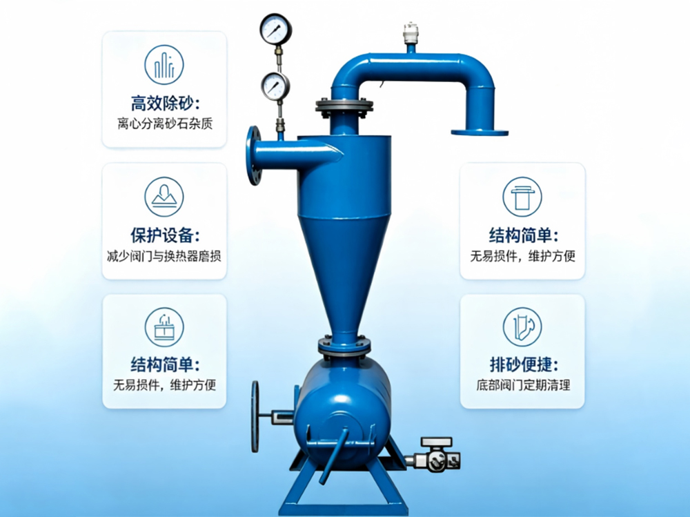 温泉旋流除砂器