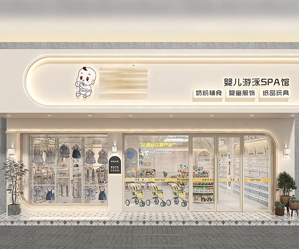 母婴店货架
