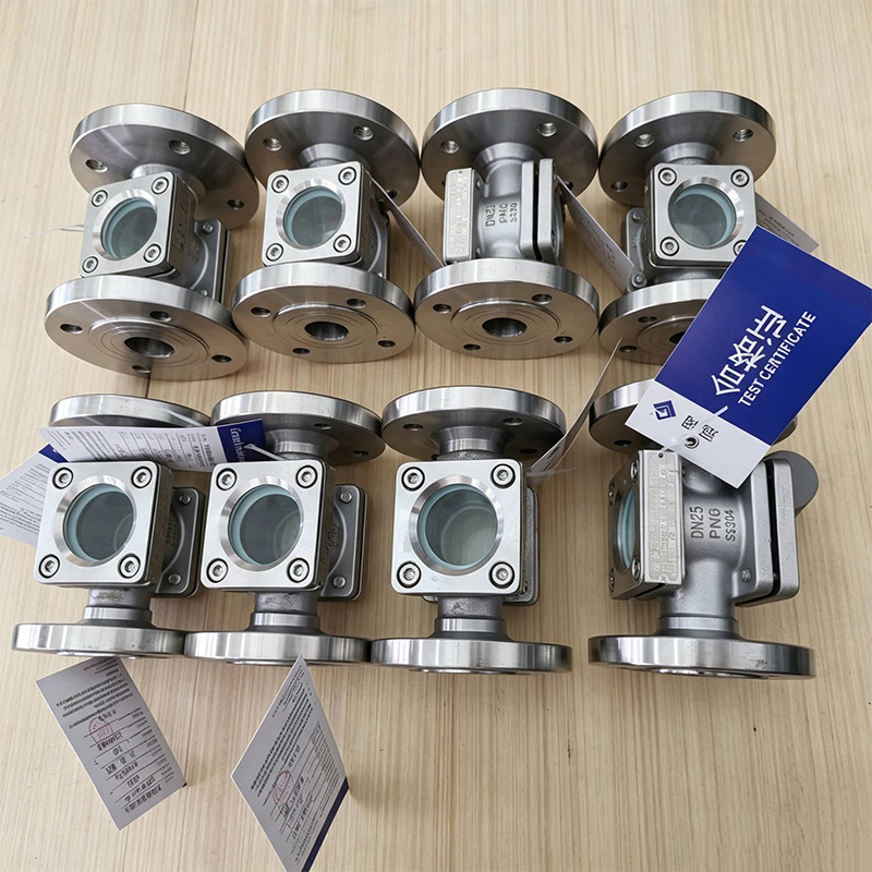 不锈钢液流观察器 (双面窗)
